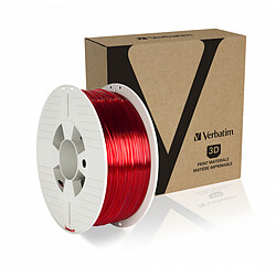 Verbatim PET-G 1.75 mm 1 Kg - Rouge transparent