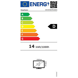 ViewSonic 23.8" LED Tactile - TD2465 pas cher