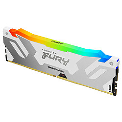Kingston FURY Renegade RGB 64 Go (2 x 32 Go) DDR5 6400 MHz CL32 - Blanc