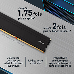 Crucial Pro DDR5 24 Go 6000 MHz CL48