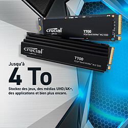 Acheter Crucial T700 4 To avec dissipateur