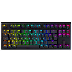 Designed by GG Berserker Red Blood (Noir) Clavier gaming haut de gamme modulable - format TKL - interrupteurs mécaniques (switches Red Blood) - touches doubleshot - rétro-éclairage RGB - AZERTY, Français