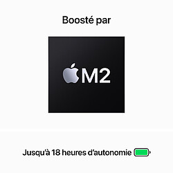 Apple MacBook Air M2 15 pouces (2023) Minuit 8Go/256 Go (MQKW3FN/A)