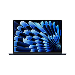 Apple MacBook Air M2 15 pouces (2023) Minuit 8Go/256 Go (MQKW3FN/A) Puce Apple M2 (GPU 10 coeurs) 8 Go SSD 256 Go 15.3" LED Liquid Retina Wi-Fi AX/Bluetooth Webcam Mac OS Ventura