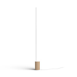 Avis Philips Hue Gradient Signe Lampadaire (Blanc/Bois)