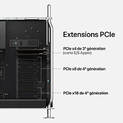 Acheter Apple Mac Pro M2 Ultra (CPU24-64GB-1TB-GPU60-MKPN)