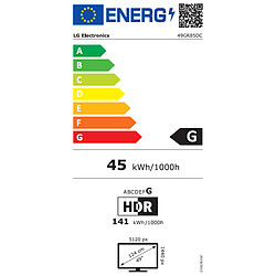 LG 49" LED - 49GR85DC-B pas cher