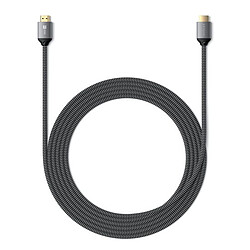 SATECHI Câble HDMI 2.1 compatible 8K - 2 mètres Câble HDMI Ultra Haute Vitesse - 48 Gbps - résolution jusqu'à 8K@60Hz ou 4K@120Hz - coloris noir - 2 mètres