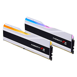 G.Skill Trident Z5 RGB 32 Go (2 x 16 Go) DDR5 6000 MHz CL36 - Blanc