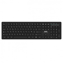 PORT Connect Tough Wireless Pro Keyboard Clavier sans fil - RF 2.4 GHz - Double connectivité USB-A et USB-C - AZERTY, Français