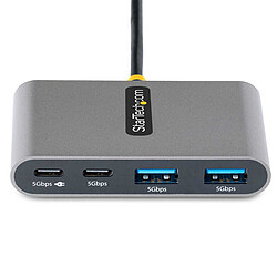 StarTech.com Hub USB-C vers 2 ports USB-C + 2 ports USB-A avec Power Delivery 100 W