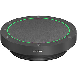 Jabra Speak2 55 (UC) Speakerphone portable IP64 - 4 microphones à réduction de bruit - Bluetooth/USB-C/USB-A - certifié UC