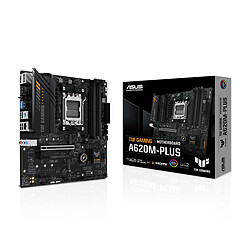 ASUS TUF GAMING A620M-PLUS Carte mère Micro ATX Socket AM5 AMD A620 - 4x DDR5 - M.2 PCIe 4.0 - USB 3.0 - PCI-Express 4.0 16x