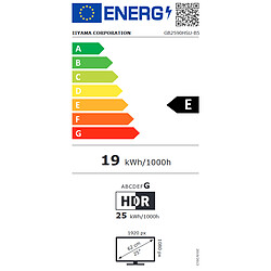 iiyama 24.5" LED - G-Master GB2590HSU-B5 Gold Phoenix pas cher