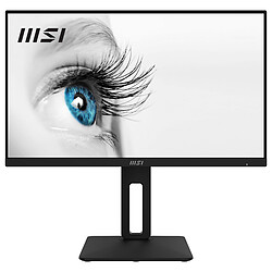 MSI 23.8" LED - PRO MP242AP  Ecran PC Full HD 1080p - 1920 x 1080 pixels - 1 ms (MPRT) - 16/9 - Dalle IPS - 100 Hz - Adaptive Sync - HDMI/DP/VGA - Pivot - Noir