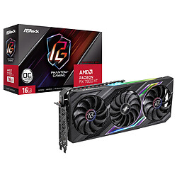 ASRock AMD Radeon RX 7800 XT Phantom Gaming 16GB OC 16 Go GDDR6 - HDMI/Tri DisplayPort - PCI Express (AMD Radeon RX 7800 XT)