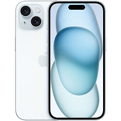 Apple iPhone 15 - 5G - 6/256 Go - Bleu
