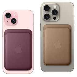 Apple FineWoven Wallet with MagSafe Taupe pour Apple iPhone