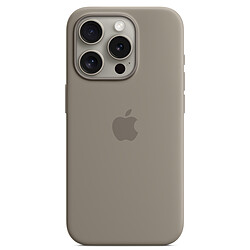 Apple Silicone Case with MagSafe Argile Apple iPhone 15 Pro