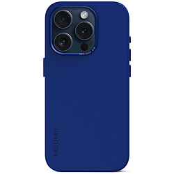 DECODED Coque Silicone Bleu iPhone 15 Pro Max