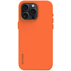 DECODED Coque Silicone Abricot iPhone 15 Pro Max