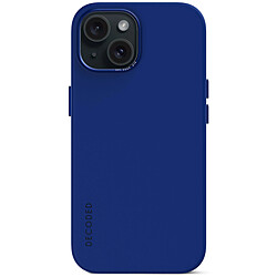 DECODED Coque Silicone Bleu iPhone 15 Plus