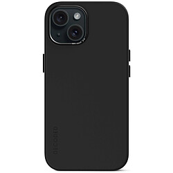 DECODED Coque Silicone Noir iPhone 15
