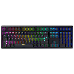 Designed by GG Ironclad v3 Red Blood (Noir) Clavier gaming haut de gamme modulable - interrupteurs mécaniques (switches Red Blood) - touches doubleshot - rétro-éclairage RGB - AZERTY, Français