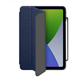 QDOS Etui Folio Muse pour iPad Pro 11" 2022 (4th gen) / iPad Air 10.9" 2022 (5th gen) - Transparent Bleu