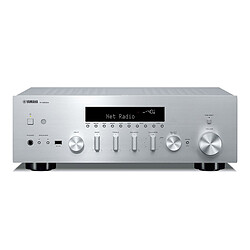 Yamaha R-N600A Argent Amplificateur-tuner réseau stéréo 2 x 80 W - DAB/DAB+ - DAC 24 bits/192 kHz - 2 entrées S/PDIF - Phono - Casque 6.35 mm - Sortie subwoofer - Wi-Fi Bluetooth DLNA et AirPlay