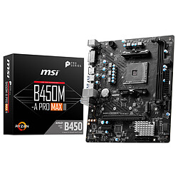 MSI B450M-A PRO MAX II