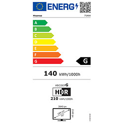 Hisense 75A6K pas cher