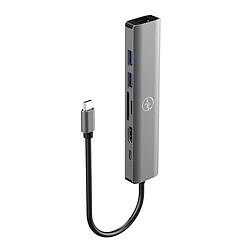 Mobility Lab Hub Adapter USB-C 7-en-1 avec Power Delivery 100W