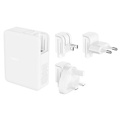 Belkin Belkin Chargeur Secteur 140W avec 4 sorties (3 x USB-C et 1 USB-A) - Blanc