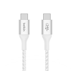 Belkin Câble USB-C vers USB-C 240W - renforcé (blanc) - 1 m