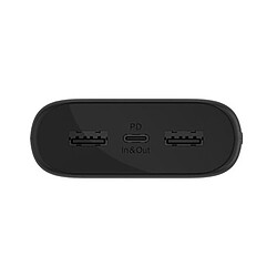 Belkin Powerbank 20K avec PowerDelivery 20W Noir pas cher