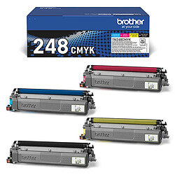 Brother TN-248VAL (Cyan, Magenta, Jaune, Noir)