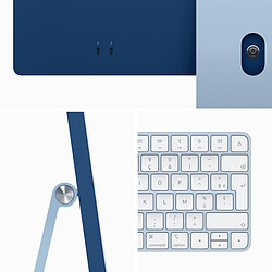 Avis Apple iMac M3 (2023) 24" 8 Go 256 Go Bleu (MQRC3FN/A-MKPN)