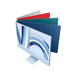 Acheter Apple iMac M3 (2023) 24" 8 Go 256 Go Bleu (MQRC3FN/A-MKPN)