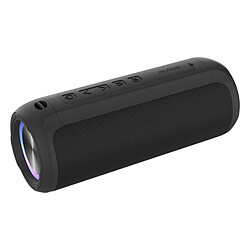 Akashi Enceinte Eco Bluetooth 10W (Noir) Enceinte Bluetooth IPX5 10W avec rétroéclairage multicolore