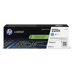 HP 220X (W2201X) - Cyan Toner Cyan (5500 pages à 5%)