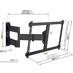 Vogel's Comfort TVM 3845 pas cher