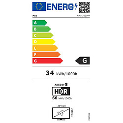 MSI 32" LED - MAG 323UPF pas cher