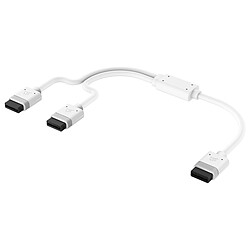 Avis Corsair iCue Link Y Cable 600mm - Blanc