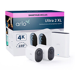 Arlo Ultra 2 XL Security System 2 Camera Kit - Blanc (VMS5242-200EUS)