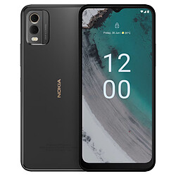 Nokia C32 Charbon Smartphone 4G-LTE Dual SIM IP52 - Unisoc 9863A1 Octo-Core 1.6 GHz - RAM 4 Go - Ecran tactile 6.52" 720 x 1600 - 64 Go - Bluetooth 5.2 - 5000 mAh - Android 13