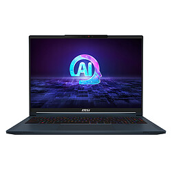 MSI Stealth 16 AI Studio A1VFG-012FR Intel Core Ultra 9 185H 32 Go SSD 1 To 16" LED QHD+ 240 Hz NVIDIA GeForce RTX 4060 8 Go DLSS 3 Wi-Fi 7/Bluetooth Webcam Windows 11 Professionnel