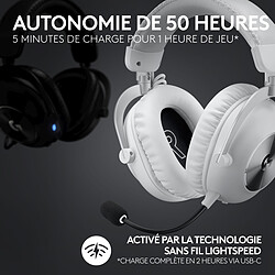 Avis Logitech G Pro X 2 Lightspeed (Blanc)