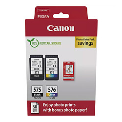 Canon PG-575 + CL-576 - Multipack (Noir et Couleur) Cartouche Multipack