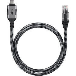 Acheter Goobay Câble Ethernet USB-C 3.1 vers RJ45 CAT 6 FTP - M/M - 2 m